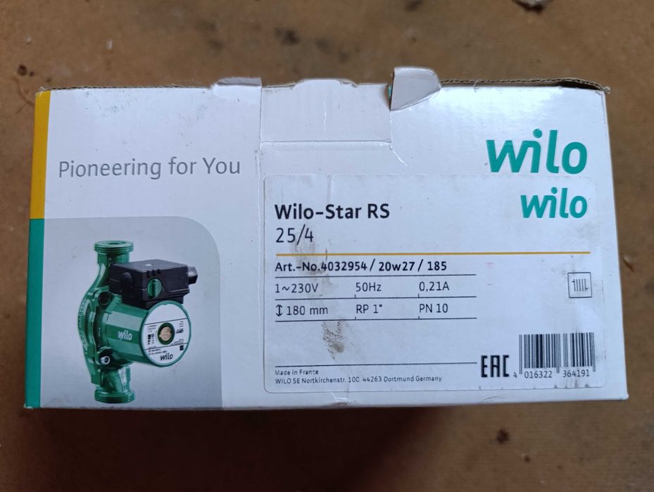 Насос циркуляційний Wilo-Star RS 25/4