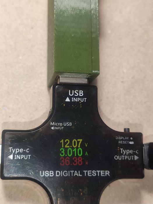 Адаптер XT60 - USB-C/USB-A для FPV батарей 2-6S, 36W