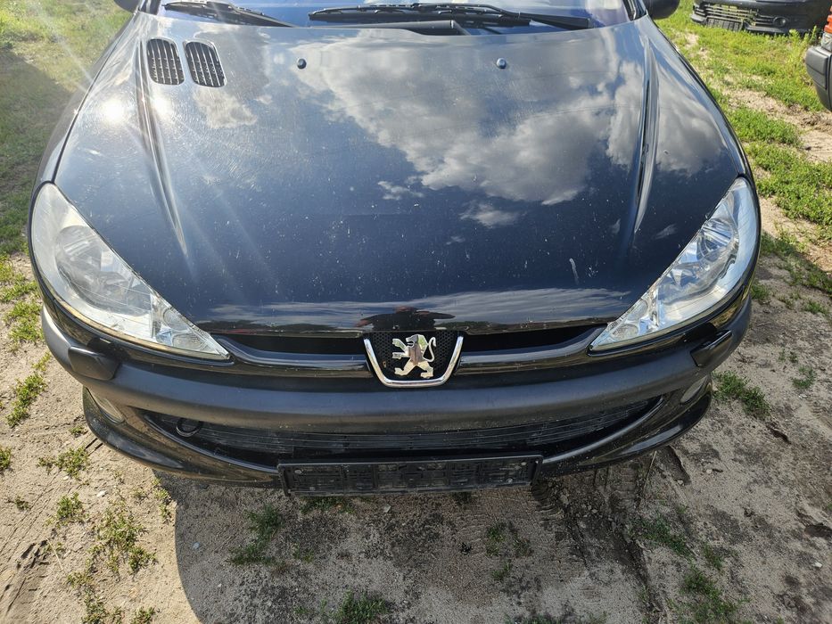 Peugeot 206 CC 03r EXYB zderzak maska lampa blotnik drzwi wnętrze koła