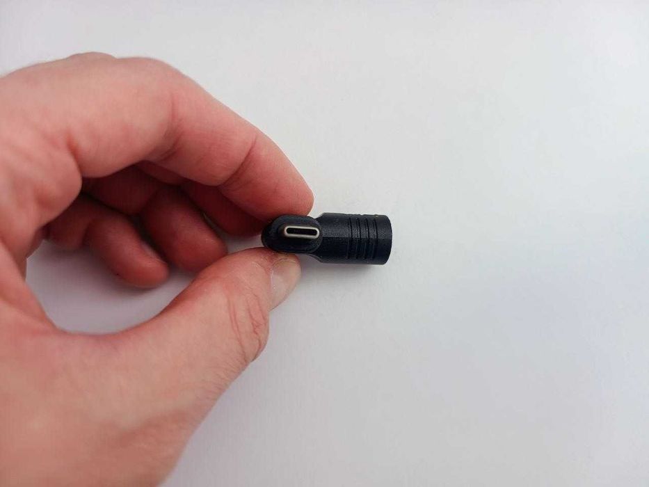 Адаптер USB-C male → DC female