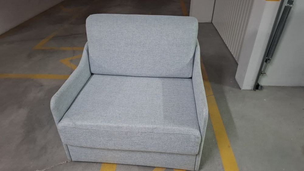 Sofá poltrona com sofá-cama