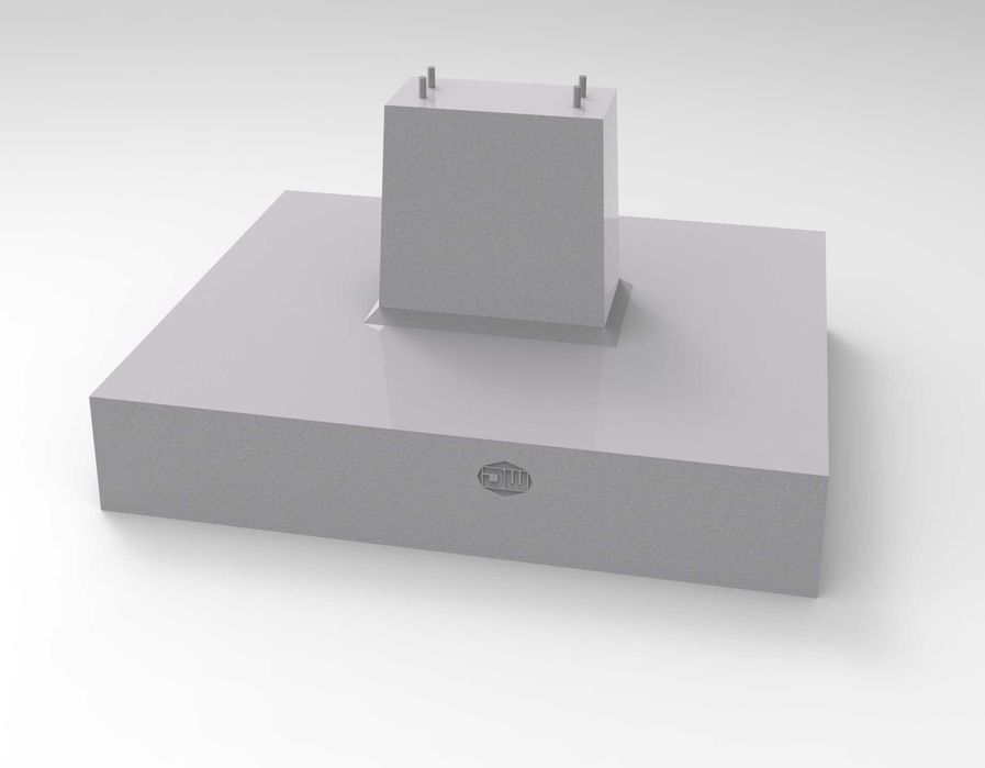 Stopa Fundamentowa Prefabrykowana hala o rozpiętości 20m 8 Ton Nowa