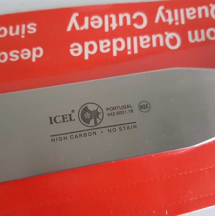 Espátula Lisa de Pasteleiro Pro Nova Embalada ICEL 30cm Aço Inox