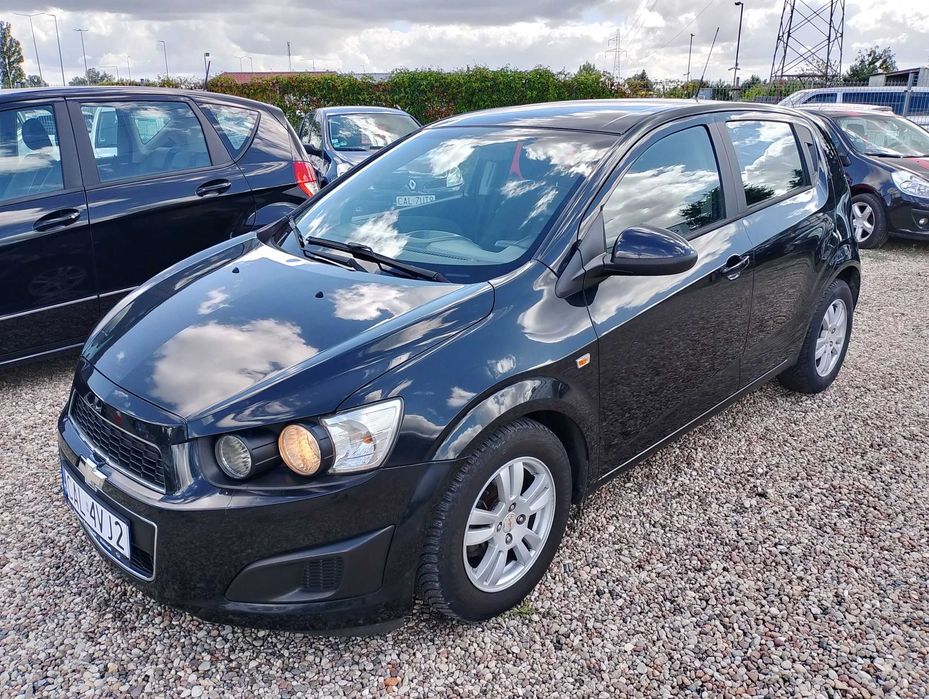 Chevrolet Aveo T300 1.4 BENZYNA 101KM 2011r. Klima Alu Tempomat REZERWACJA