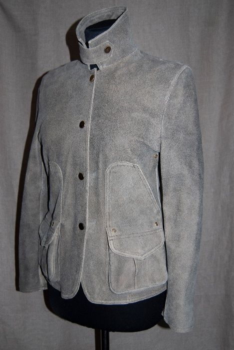 Шкіряна куртка з напиленням TAIFUN