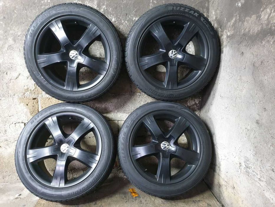 Felgi alu VW Amarok T5 T6 Multivan R18 5x120 opony zima 255/45R18 5mm