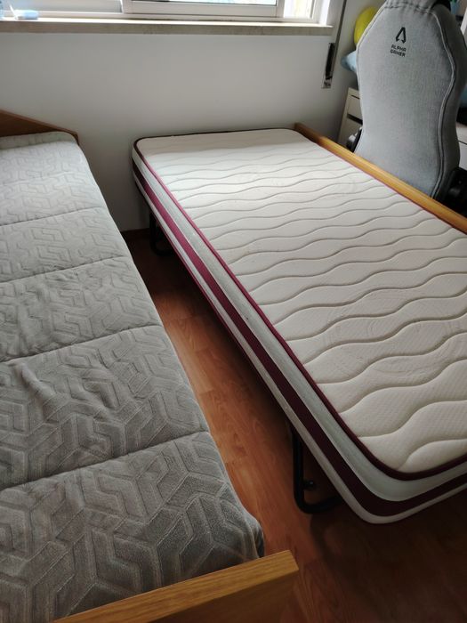 Cama solteiro dupla