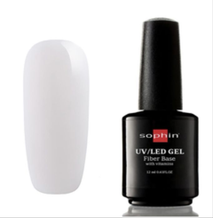Эластичная молочная белая база Sophin 0798 milky для гель лака