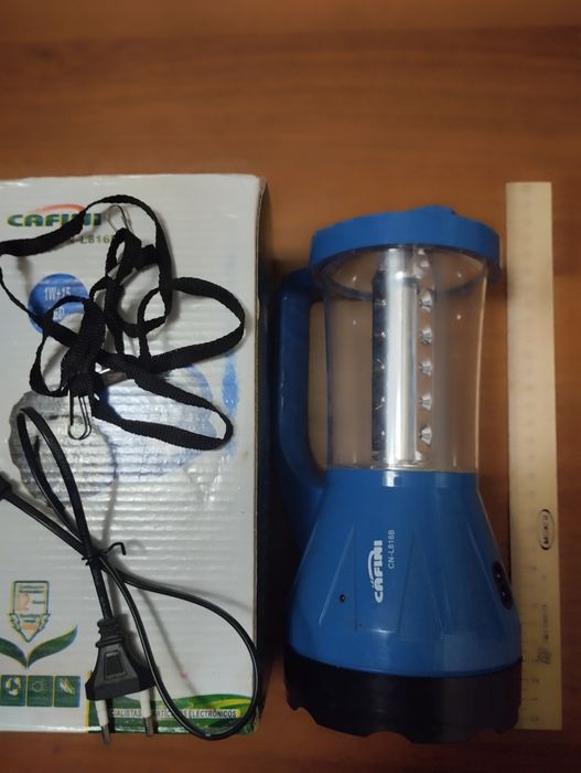 Большой яркий аккумуляторный фонарь CN-L816B с солнечной панелью