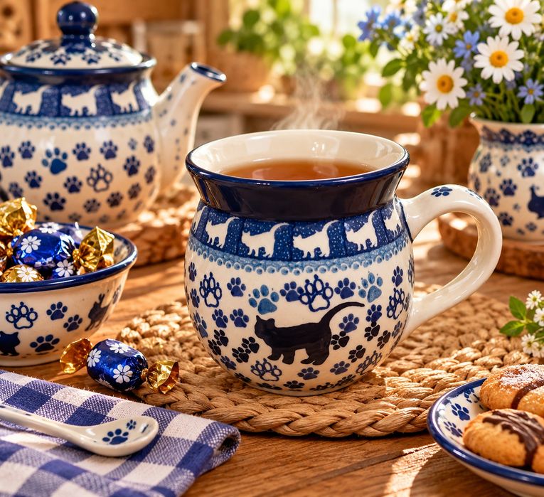 Kubek ceramiczny beczułka czeska 500 ml Ceramika Artystyczna Bolesławiec