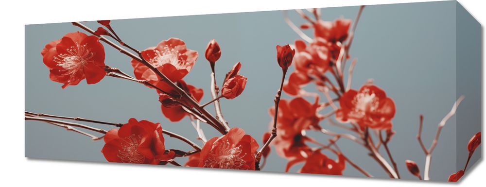 Obraz 50x20cm Szkarłatna Wiosna