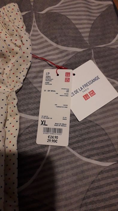 Spodnie damskie z materiału