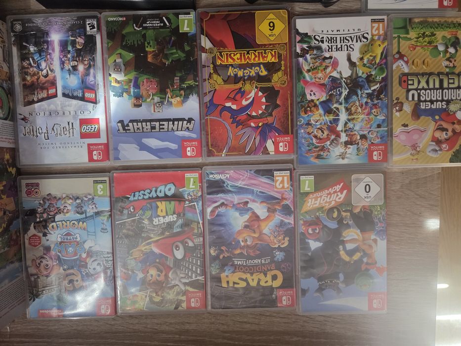 Nintendo switch , zestaw gier