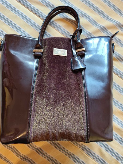 Carteira de senhora castanha impecável