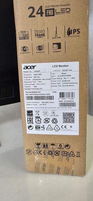 Монитор Acer HA24OY