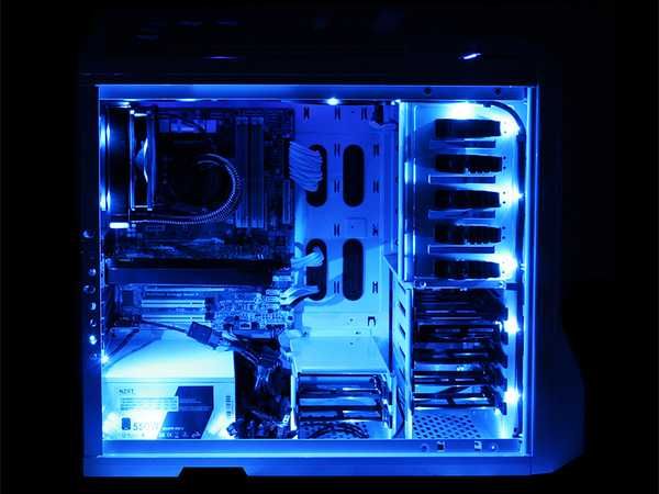 Подсветка led лента для корпуса NZXT Sleeved LED Kit Blue (синяя) 2м