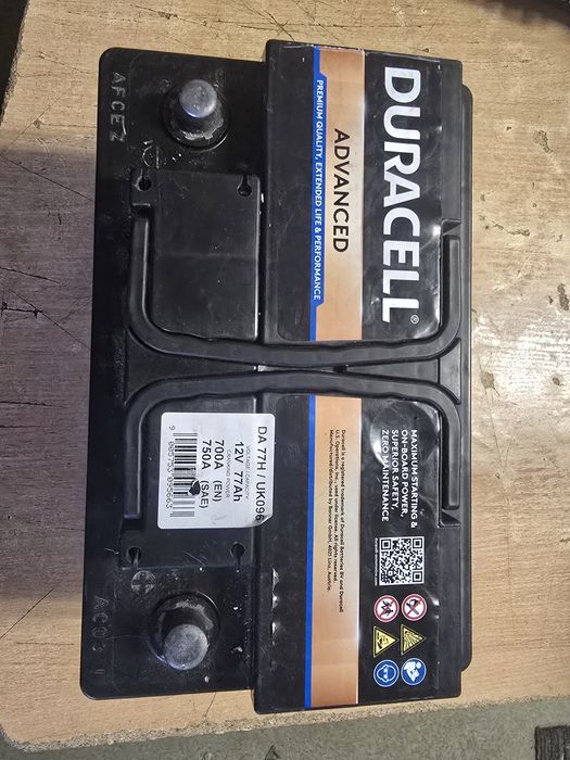 Akumulator Akumulator Duracell DA77H 12V 77Ah 750A