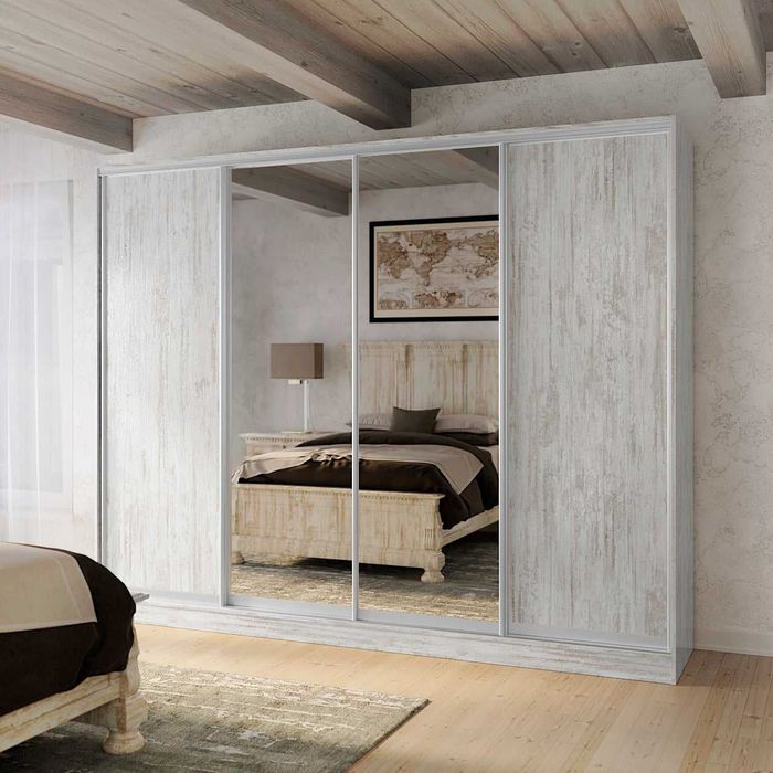 Шафа купе 220х240х60 алюмінієва система