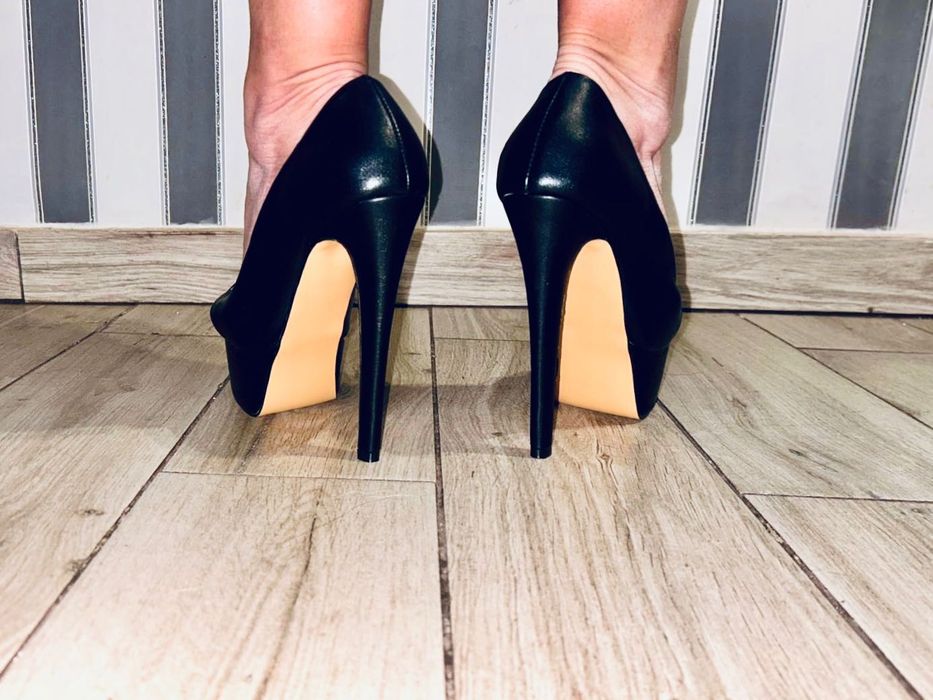 141/ Eleganckie 49 szpilki Trans Cross wysoka jakość czółenka 35-50 EU