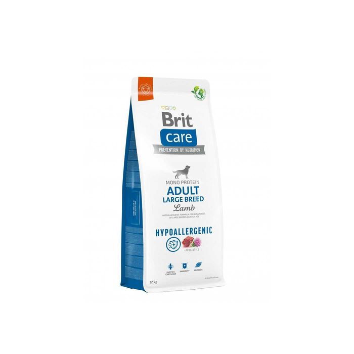 АКЦІЯ! 12 кг. 2450 грн. Корм для собак великих порід Brit Care Hypoallergenic Adult Large гіпоалергенний з ягням