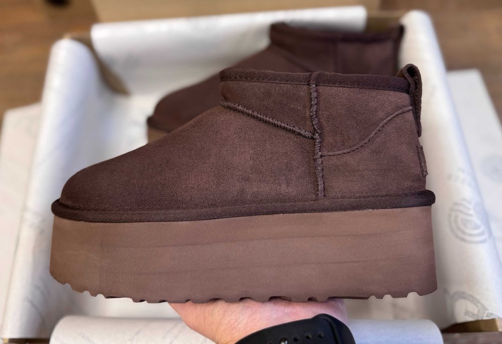 Угги/Угг/Уггі/Уги/Угі/UGG Australia Ultra Mini Platform 5 см Chocolate