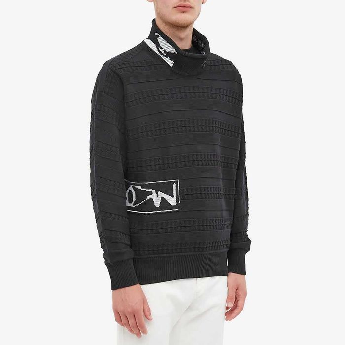 Светр STONE ISLAND Shadow Project Fair Isle Arron Mock Neck Black SI