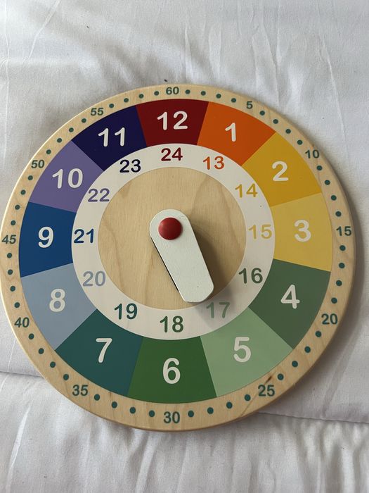 Relogio korvtrad  para aprender a ver as horas