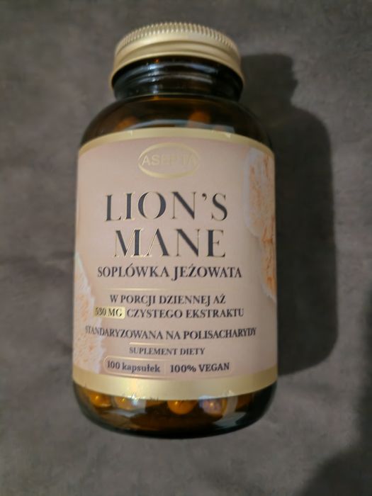 Asepta Lion's mane 530 mg, 100 kapsułek