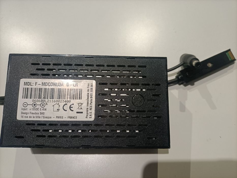 Adapter światłowodowy Freebox