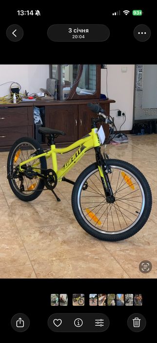 Дитячий велосипед Giant XTC Jr 20 Lite, 7 швидкостей