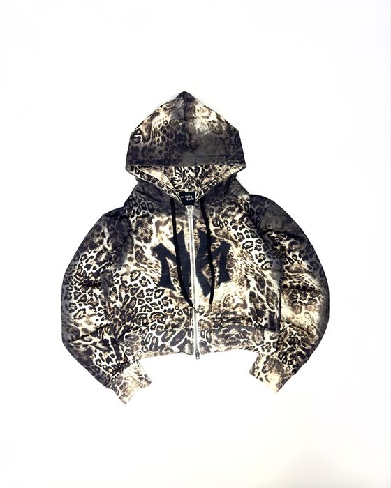 Зіп-худі Mowalola zip-hoodie mowalola opium archive кофта mowalola кропнута balenciaga M L