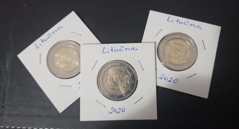 Moeda UNC 2€ Lituânia 2020
