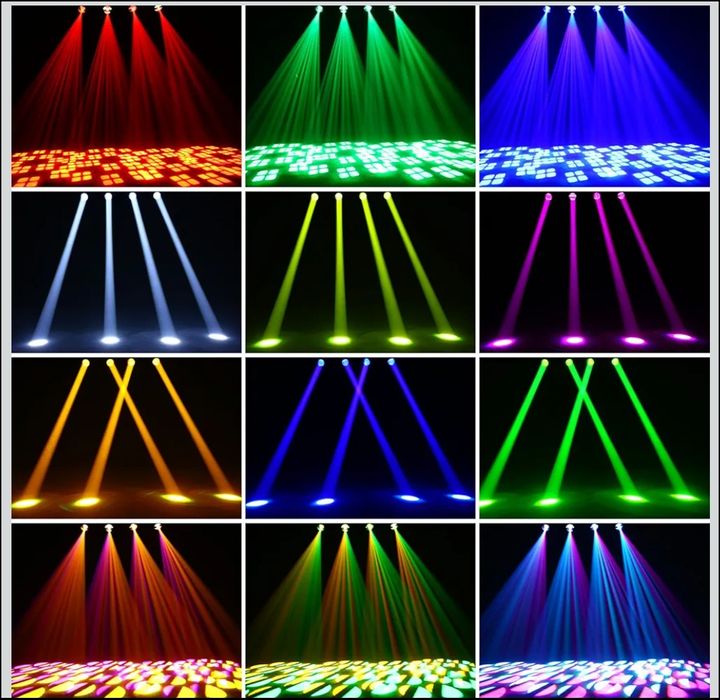 150 Вт рухома головка світлодіодна DMX512 точковий промінь RGBW