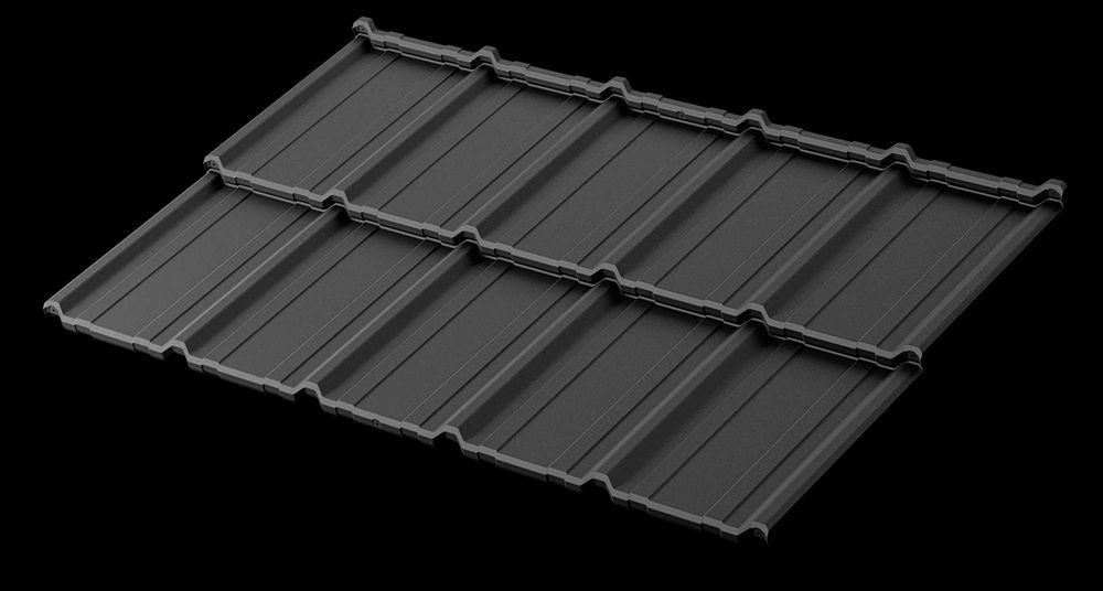 Blachodachówka BUDMAT Como D-matt 7016 Antracyt