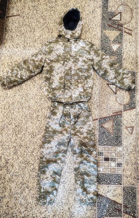 Військовий (тактичний) зимовий, чоловічий, піксельний костюм