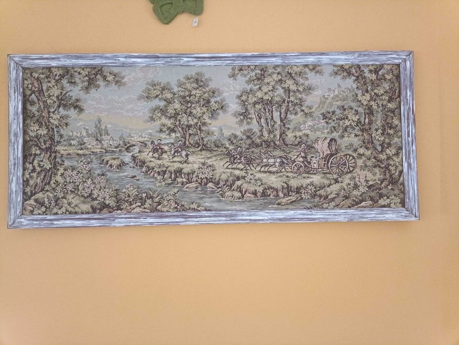 Quadro Tapeçaria de parede antiga