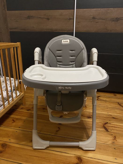 Krzesełko do karmienia MILLY MALLY Bueno Szary