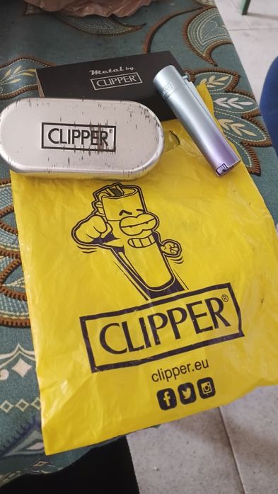 Clipper de coleção de metal com caixa
