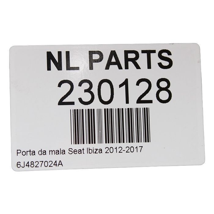 Porta da mala Seat Ibiza 6J4827024A (2012 em diante)