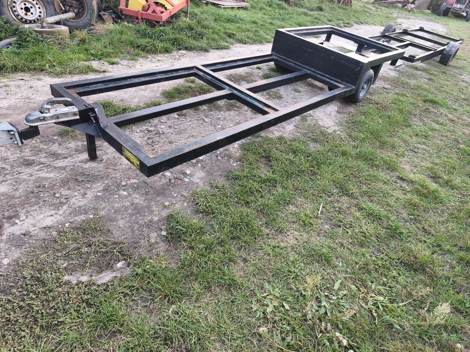Przyczepa sadownicza laweta  na kisten  fabryczna  produkc