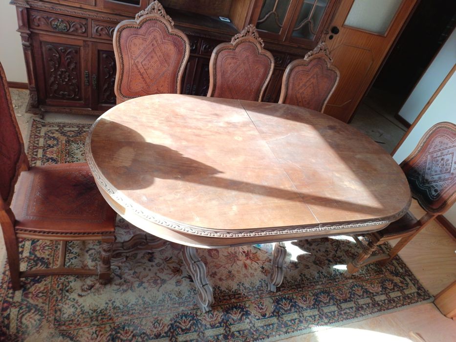 Mesa de sala rústica