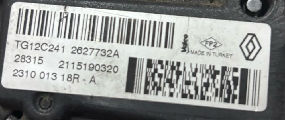 Alternador Renault / Dacia Valeo TG12C241