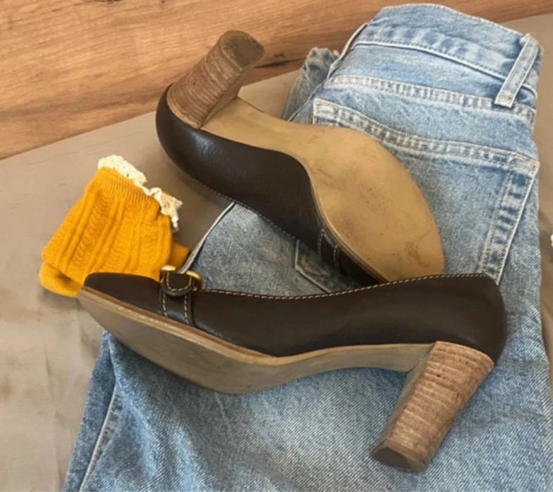 Buty na obcasie CHLOE r.36 leather