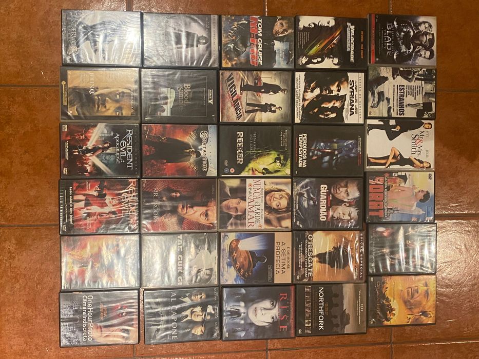 Pack com 30 DVDs Originais – Ação, Thriller, Terror e Ficção Científica