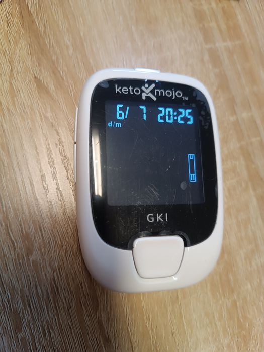 Keto-Mojo GKI Bluetooth | Medidor Glicose + Cetonas | Keto | Low Carb