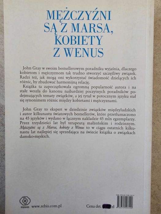 Mężczyźni są z Marsa Kobiety z Wenus