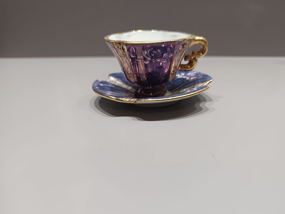 Chávena de Café - Requinte em tons de azul