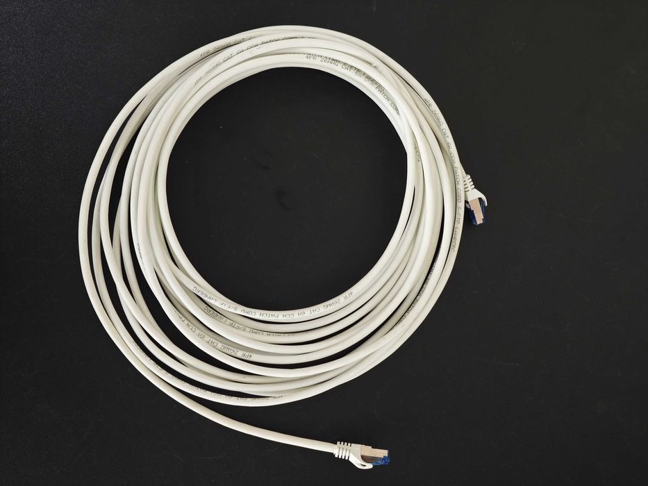 Cabo de Rede Ethernet Cat 6A S/FTP RJ45 10 metros