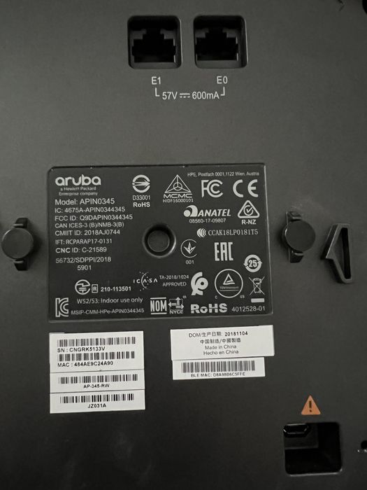 Точка доступу wifi Aruba AP-345