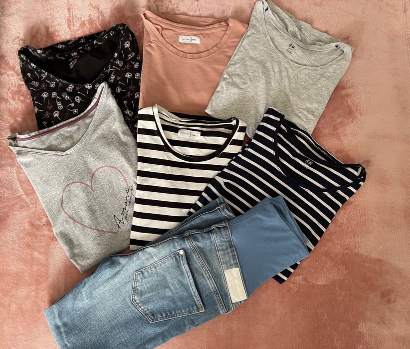 Spodnie ciążowe MAMA Skinny Ankle Jeans H&M rozmiar 34
